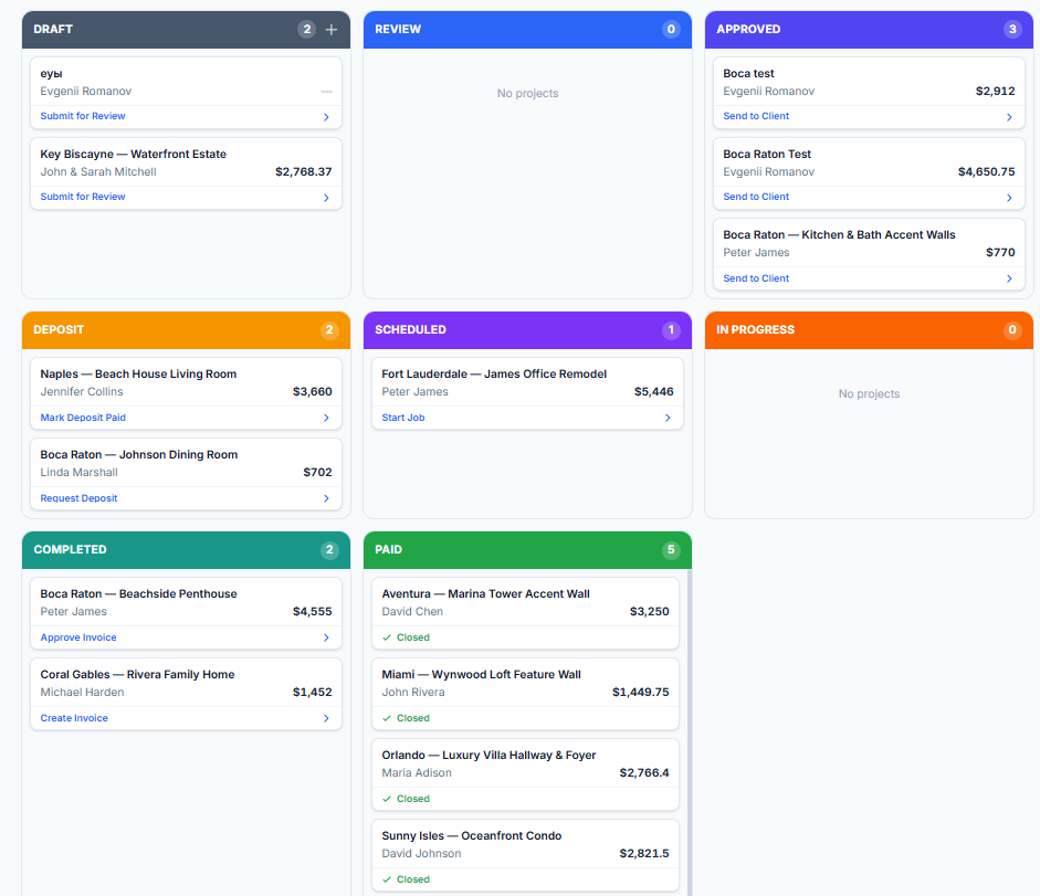 WallFlow — All-in-One Platform for Service Businesses